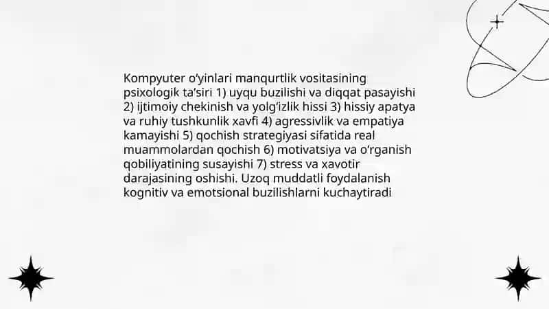 Kompyuter oyinlari manqurtlik vositasi 3