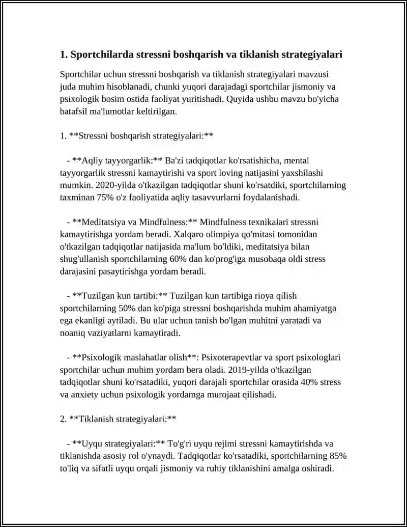 PSIHOLOGIYA VA SPORT PSIHOLOGIYASINING TADQIQOTI 3