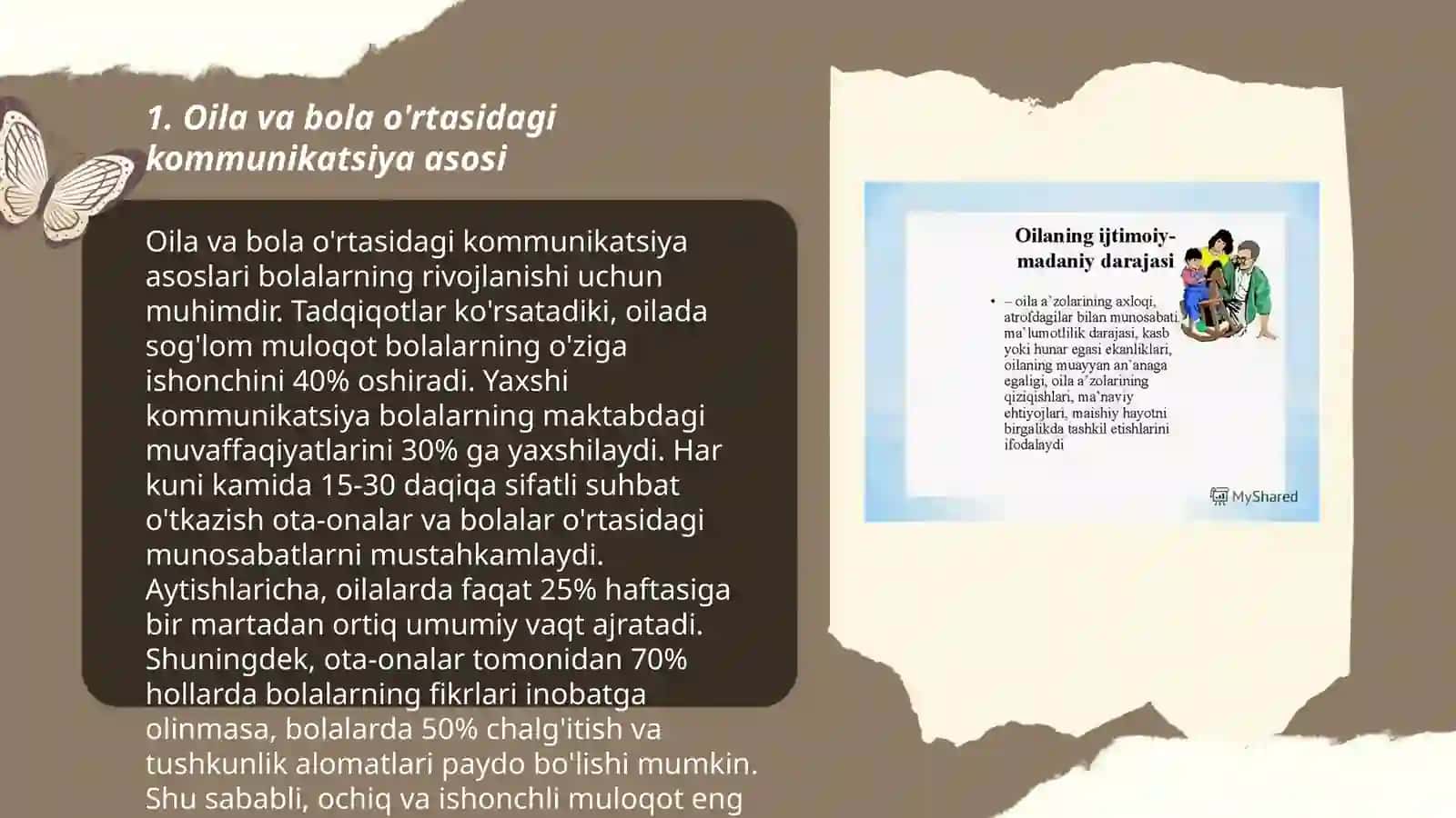 Oilada bolalar bilan muloqotni yo'lga qo'yishning pedagogik shart sharoitlari 3