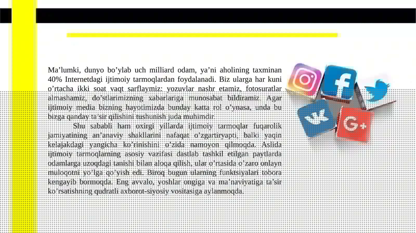 Ijtimoiy Tarmoqlar Haqida 3