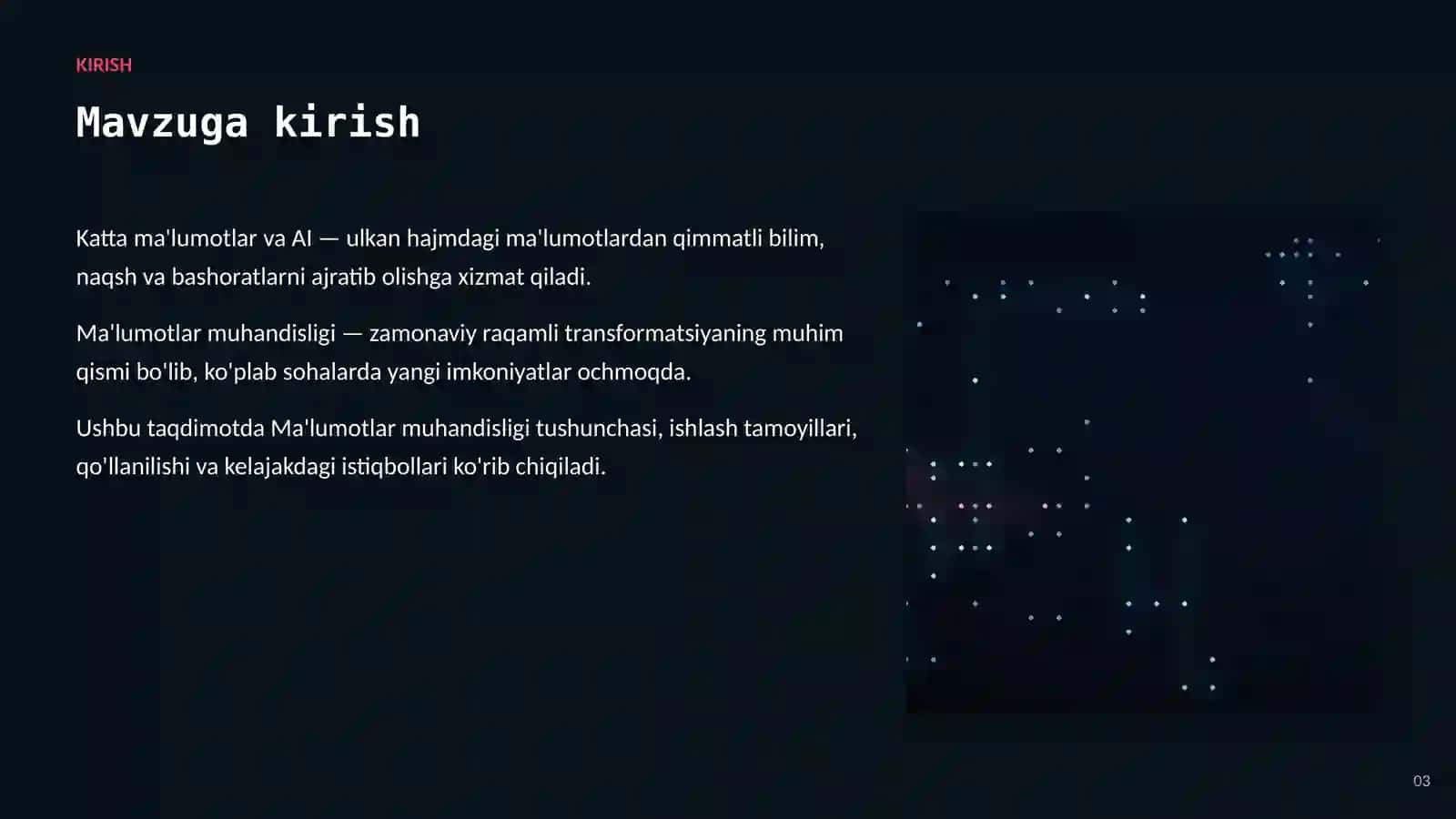 Ma'lumotlar muhandisligi: asoslari va qo'llanilishi 3