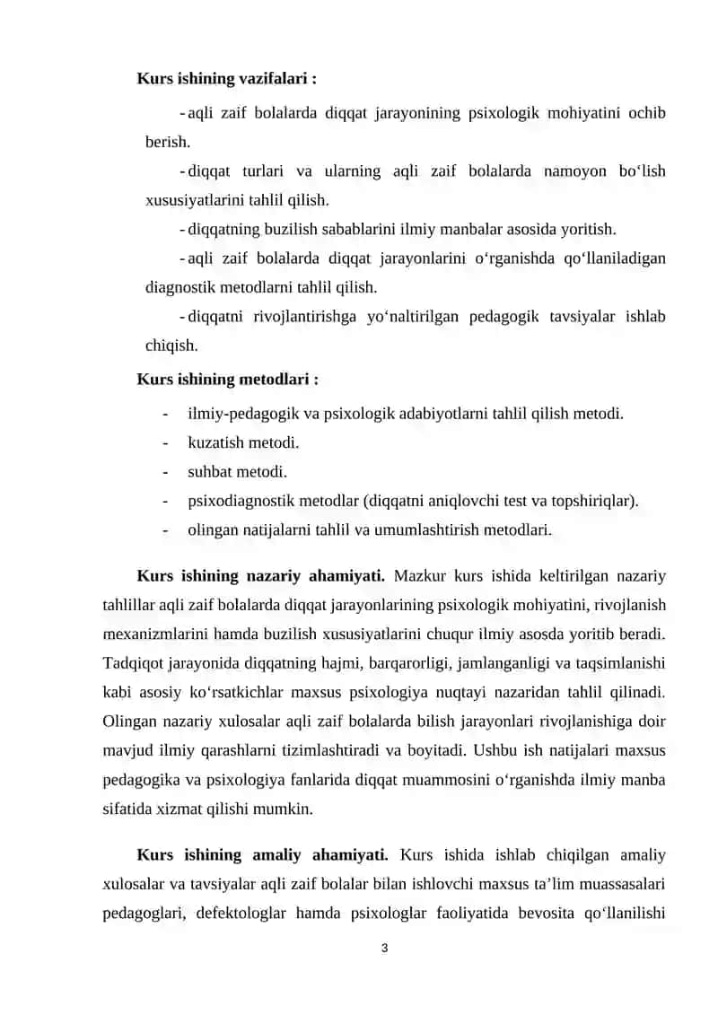 Aqli zaif bolalarda diqqat jarayonlarini o‘rganish 3