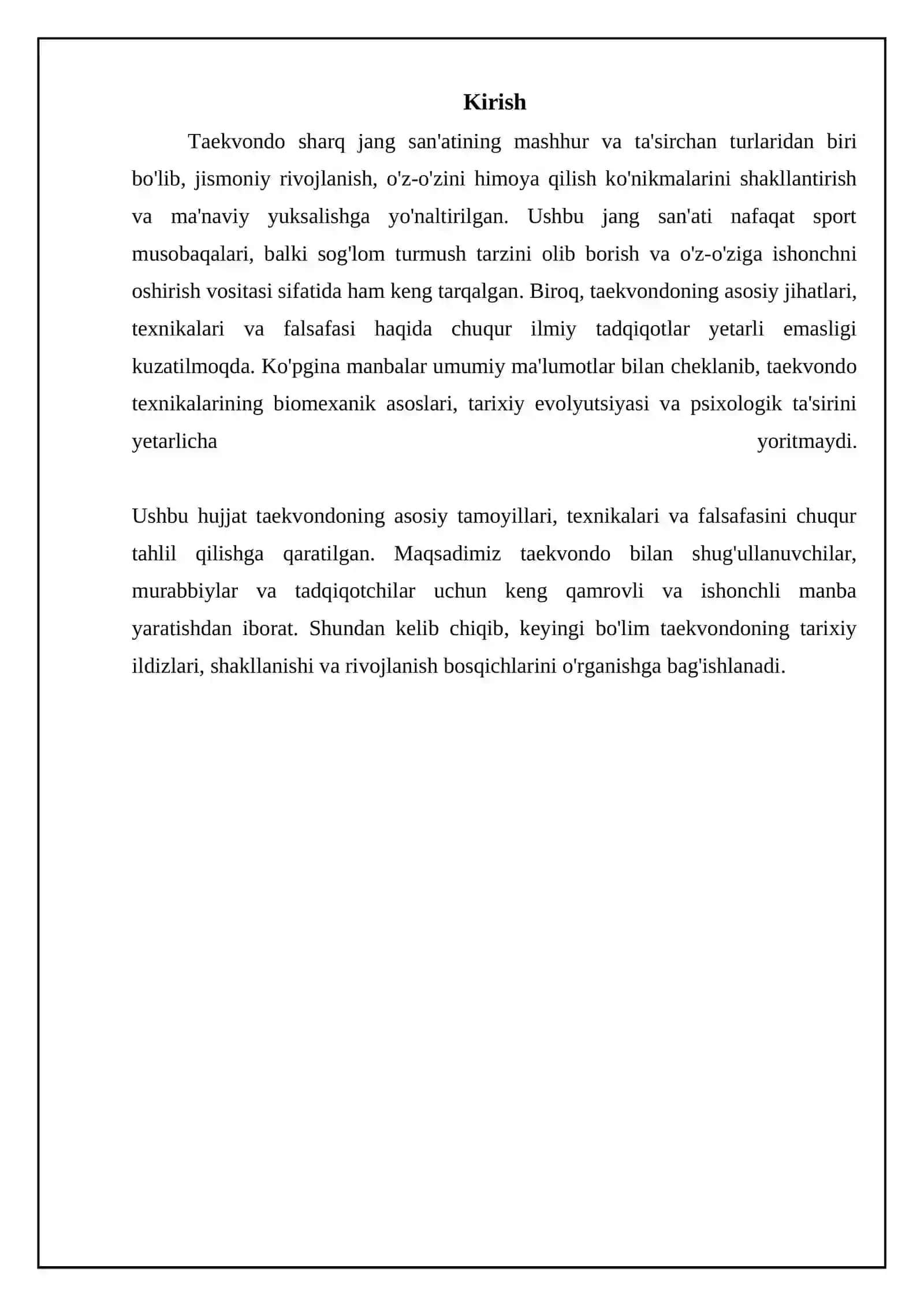 Taekvondo asoslari 3