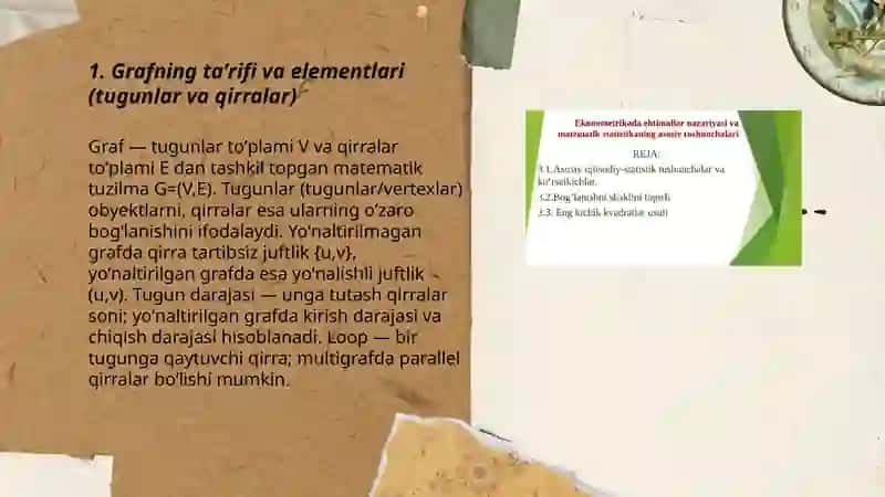 Grafik nazariyasining asosiy tushunchalari 3