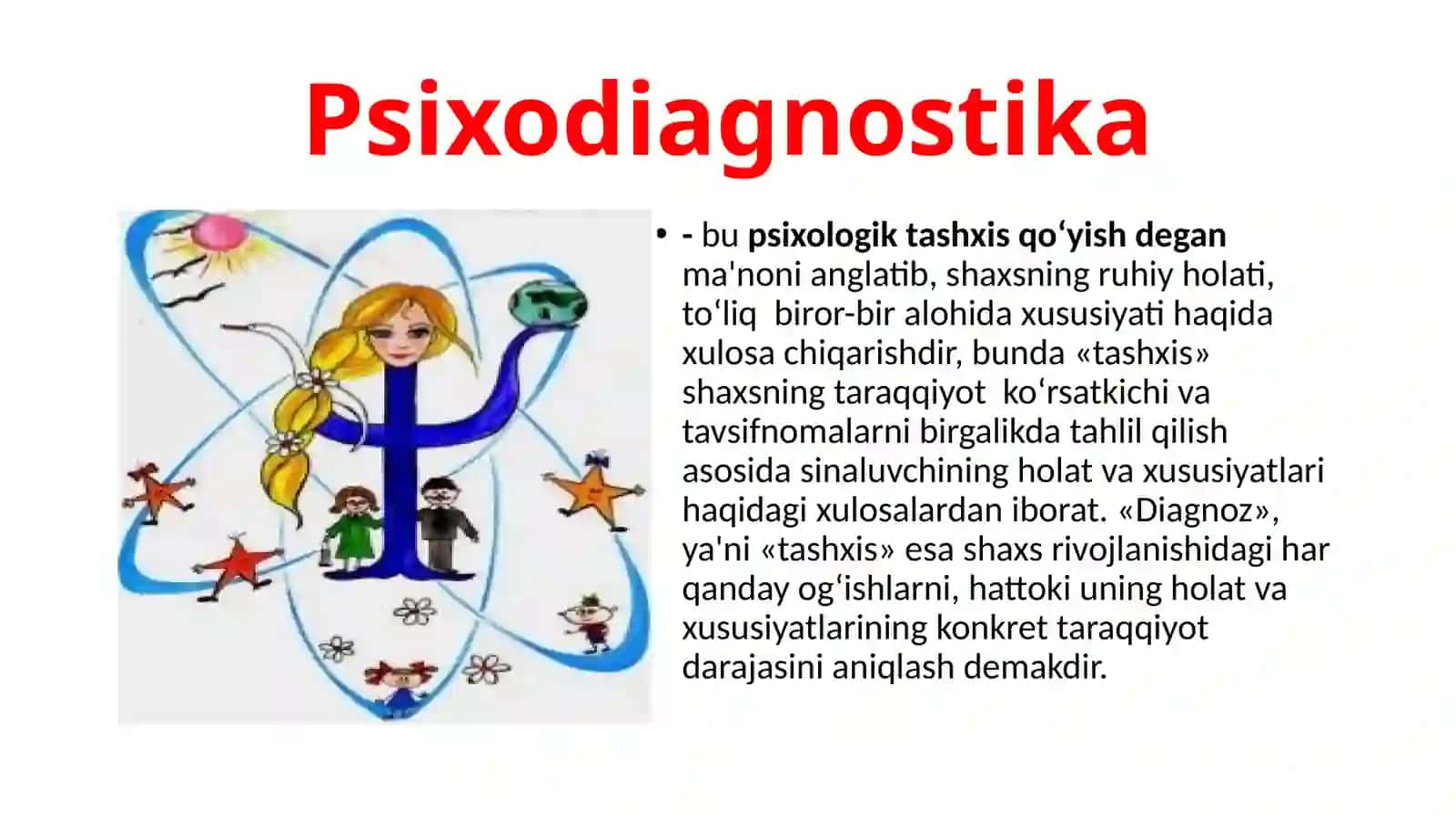 Psixodiagnostika fanining predmeti, maqsad va vazifalari 3