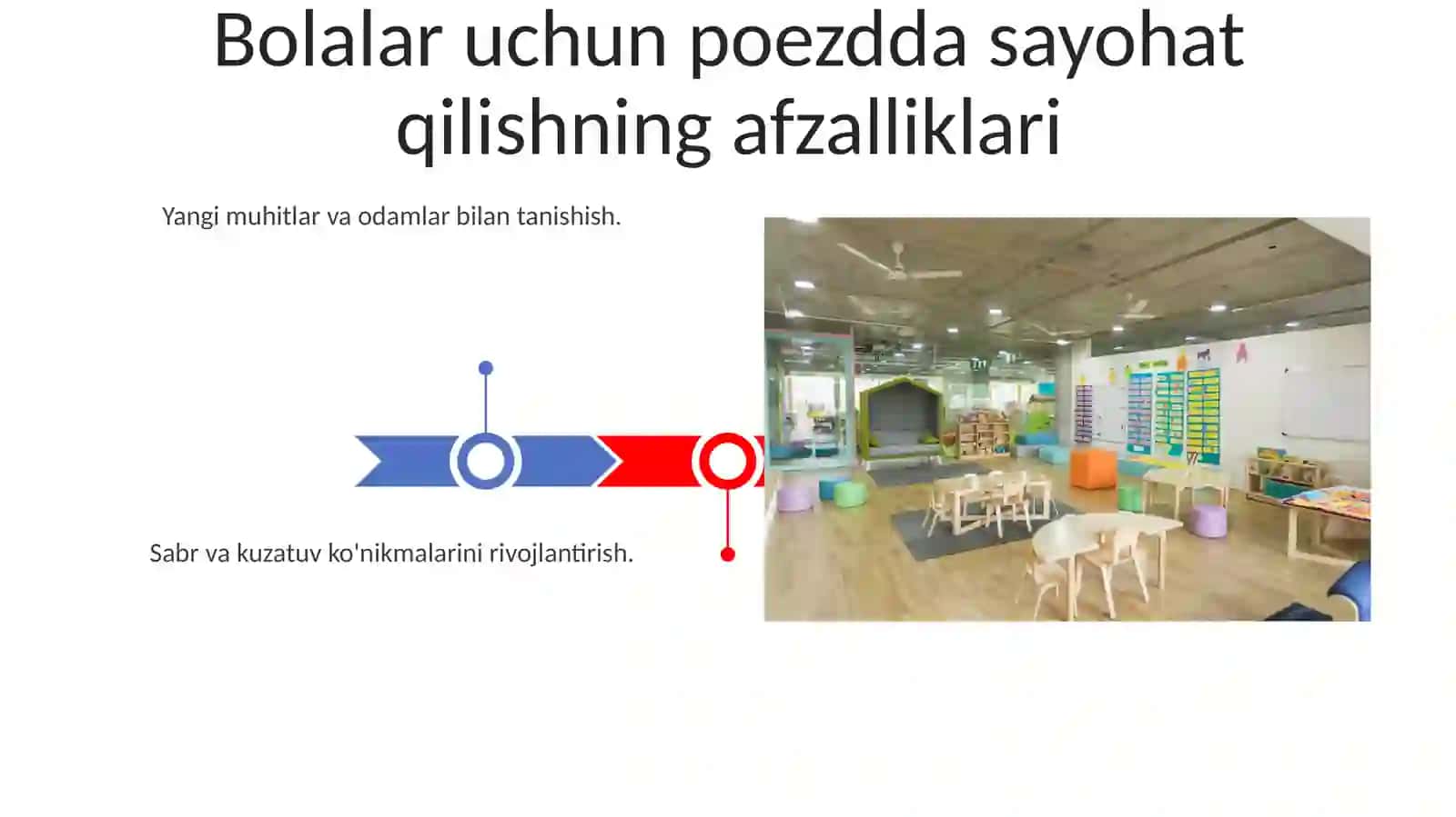 Bolalar uchun poezdda sayohat qilishning afzalliklari 3