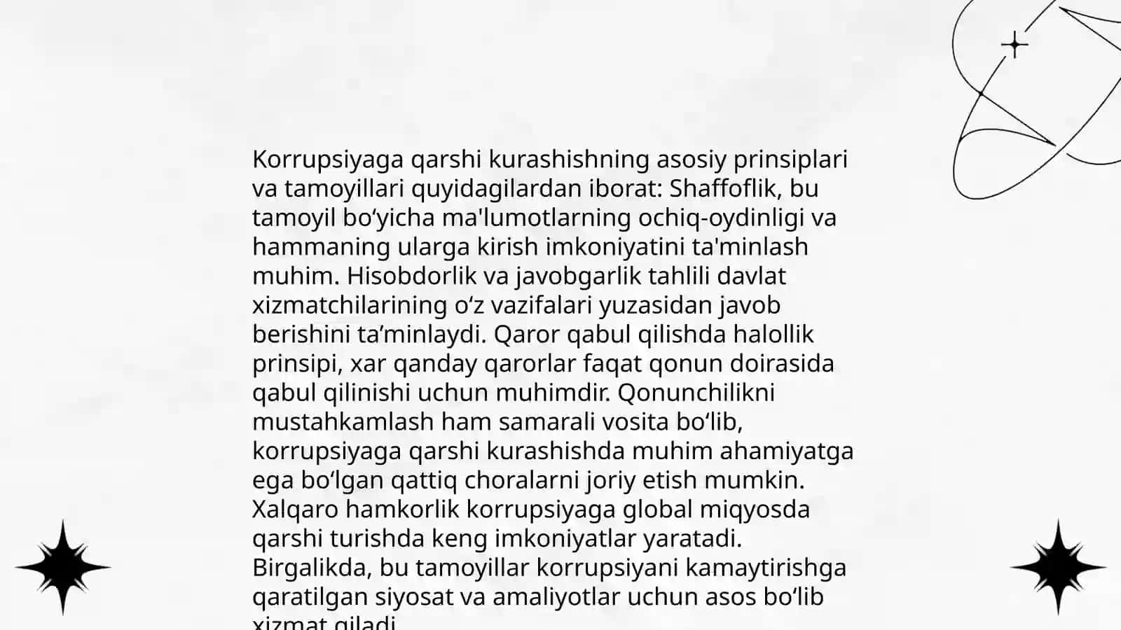 Korrupsiyaga qarshi kurashish to'g'risida qonunchilik 3