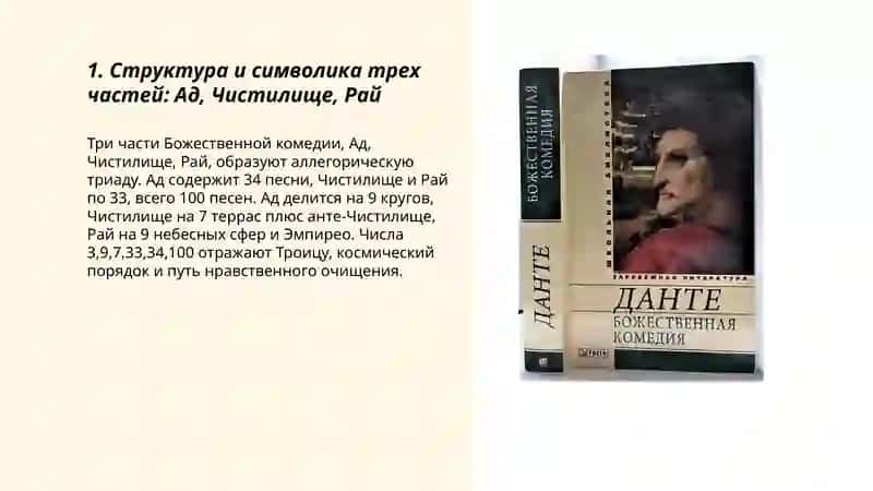 "Божественная комедия" Данте: проблематика и тематика 3