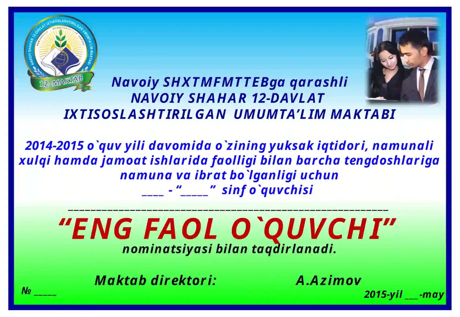 Navoiy SHXTMFMTTEBga qarashli 3