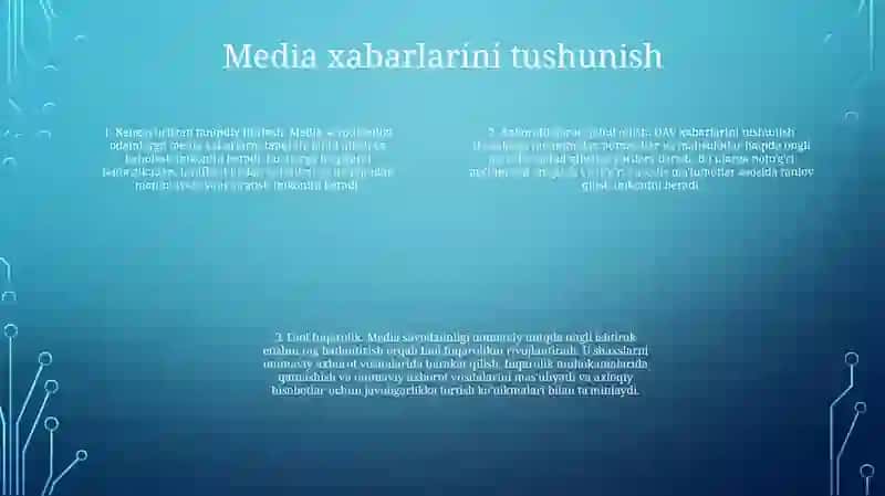 Media savodxonligi 3