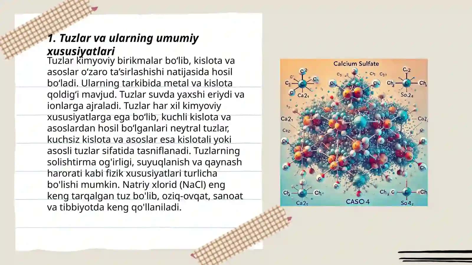 Oʻrta tuzlarning 10 ta olinish usuli 3
