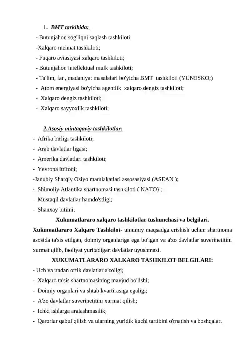 O'zbekiston va xalqaro tashkilotlar 3
