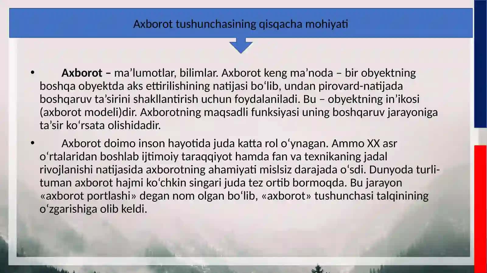 Axborot xavfsizligining mohiyati va uning tahdidlari 3