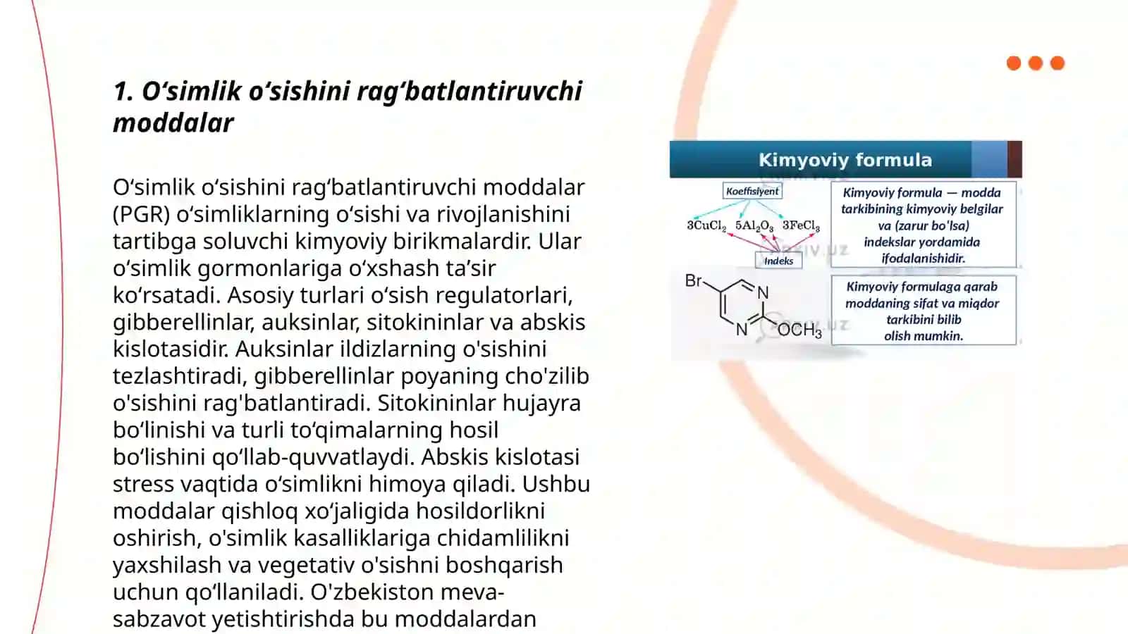 Oʻsimliklarni oʻstiruvchi kimyoviy moddalar 3
