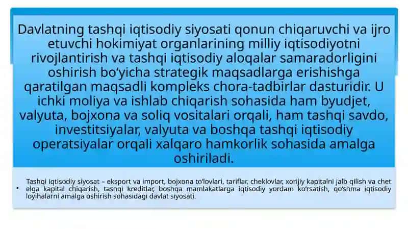 Xalqaro moliya munosabatlari 3
