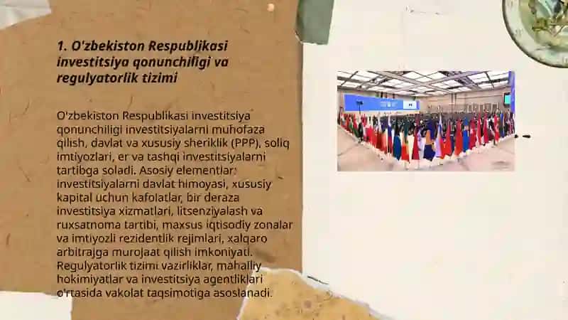O'zbekiston Respiblikasi investitsiya siyosati 3