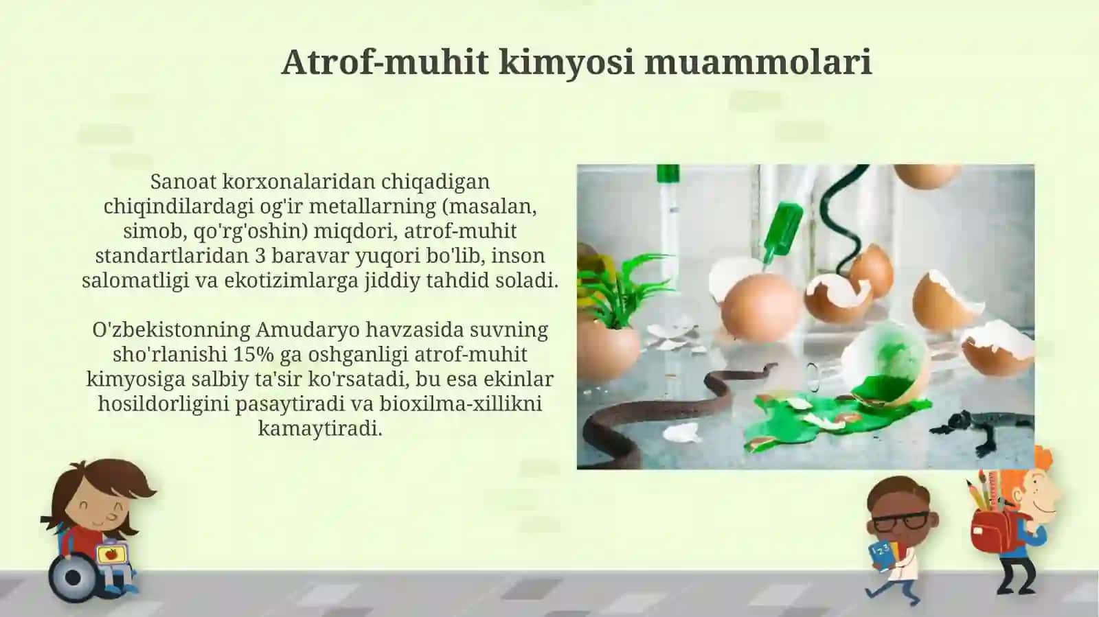 Atrof-muhit kimyosi muammolari 3