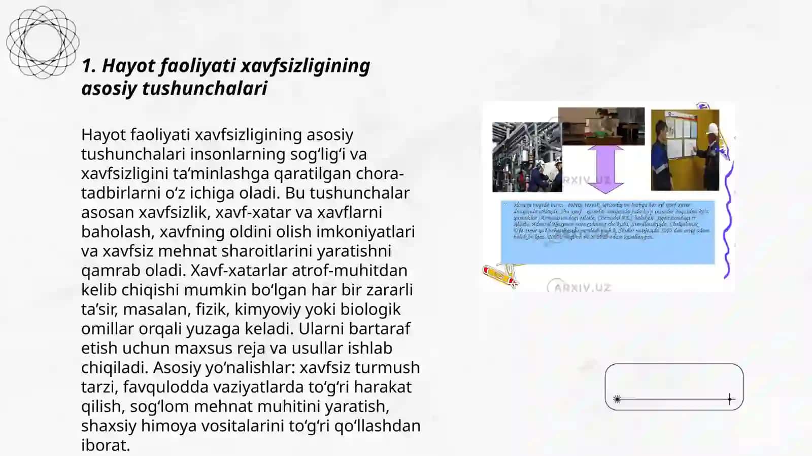 Hayot Faoliyati Xavfsizligining Huquqiy va Tashkiliy Asoslari 3