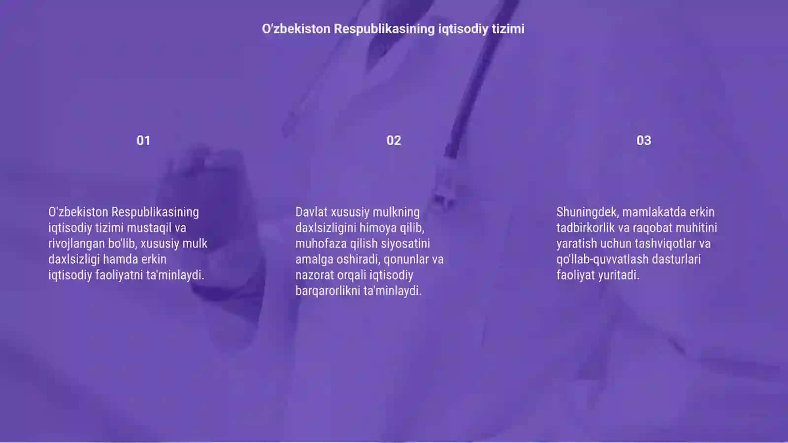 O'zbekiston Respublikasining iqtisodiy tizimi 3