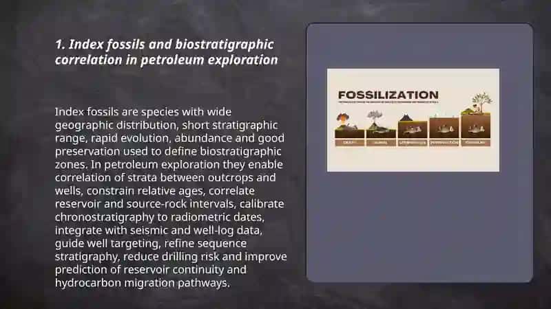 The Role of Fossils in petroleum geology 3