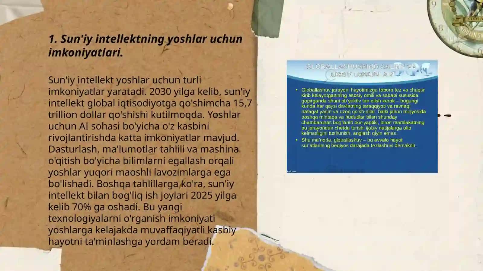 Slayd: Sun'iy intellektning yoshlar uchun imkoniyatlari 3