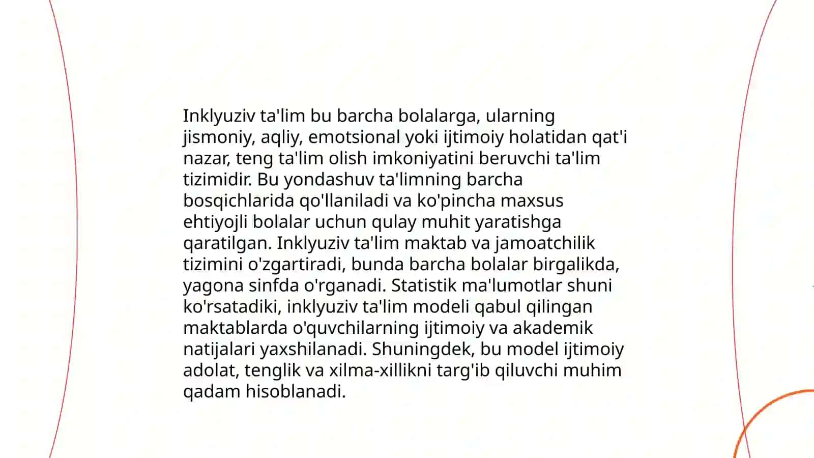 Inklyuziv taʼlim modellari tahlili va xususiyatlari 3