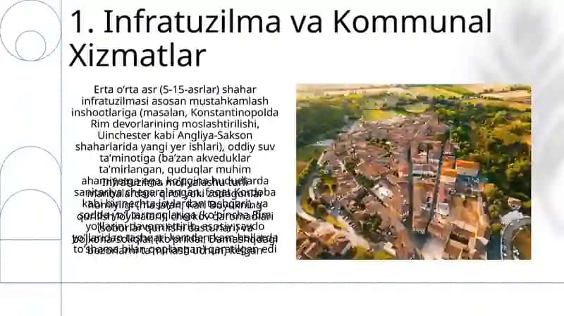 CHoch va Iloq ilk o‘rta asrlar shaharlarining rivojlanishi vazifalari 3