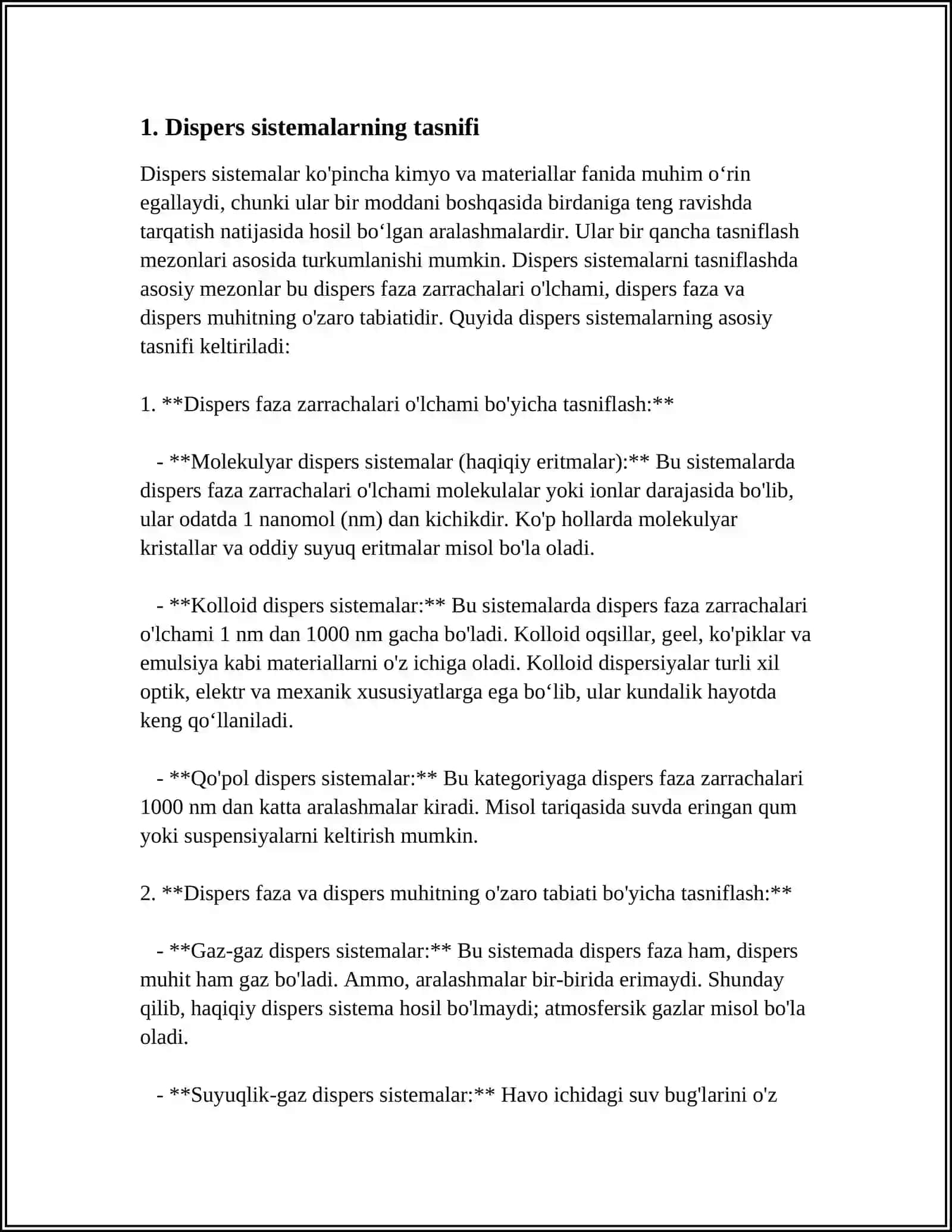 DISPERS SISTEMALAR 3