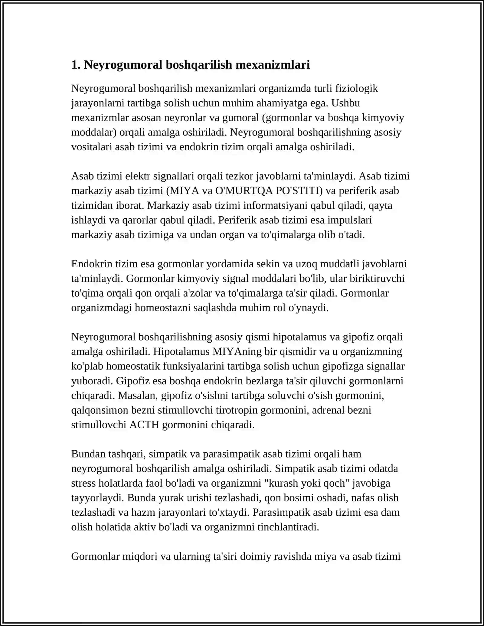 MEDA OSTI BEZI EKZOKRIN FUNKSIYASINI NEYROGUMORAL BOSHQARILISHI 3