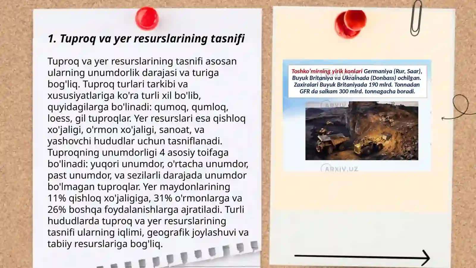 Tuproq-yer resurslari, ulardan foydalanish holati va uning unumdorlıgıni oshirish 3