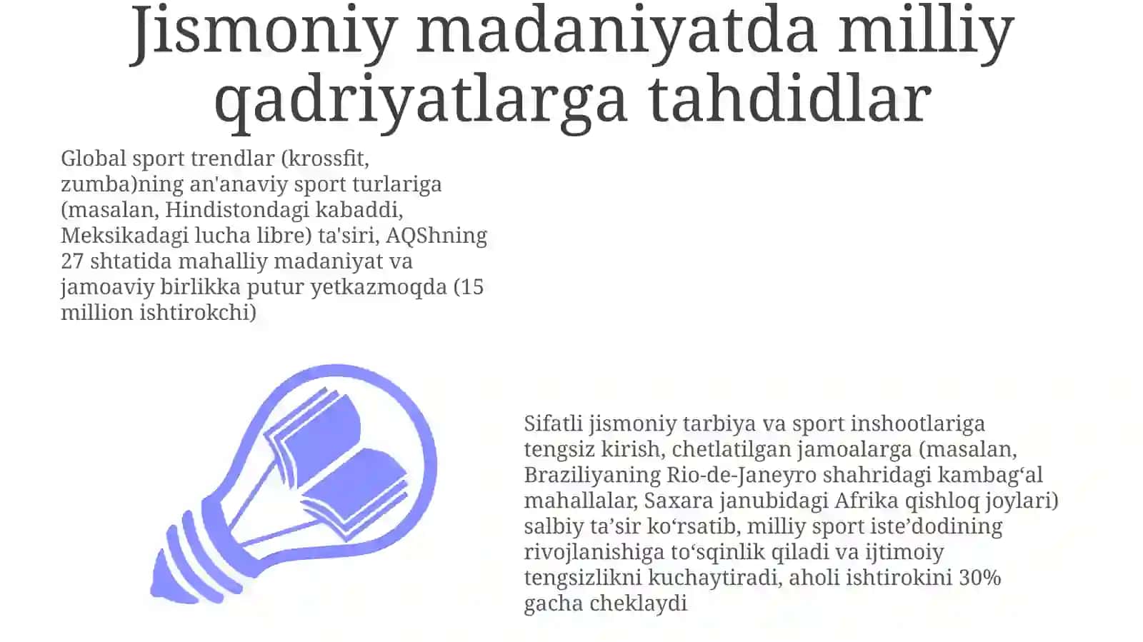 Jismoniy madaniyatning milliy qadriyatlari va ularni oʻrni 3