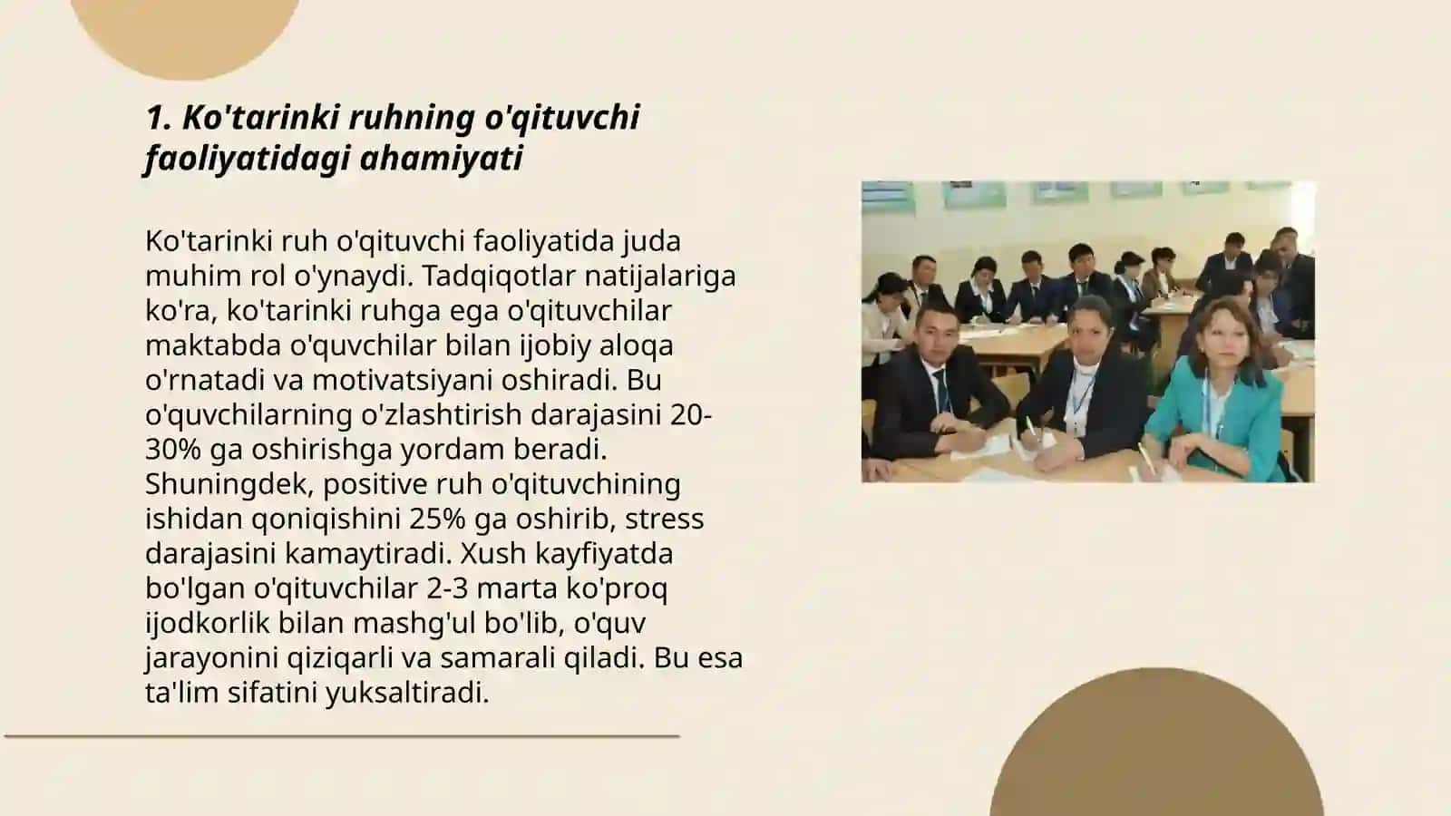 Ko'tarinki ruhning o'qituvchi faoliyatidagi ahamiyati 3