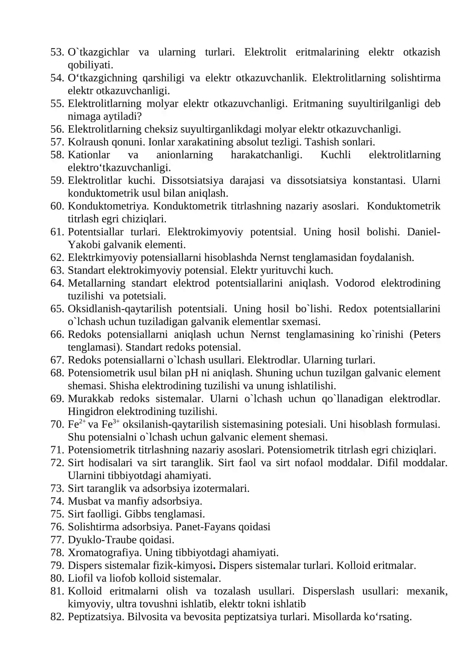 Eritmalar. Gazlarni suyuqlikdagi eruvchanligi va eruvchanlikni bosim, gaz va erituvchi tabiati, temperatura va begona moddalar mavjudligiga bog‘liqligi. Sechenov qonuni. Eritmalarning inson organizmi faoliyatidagi ahamiyati 3