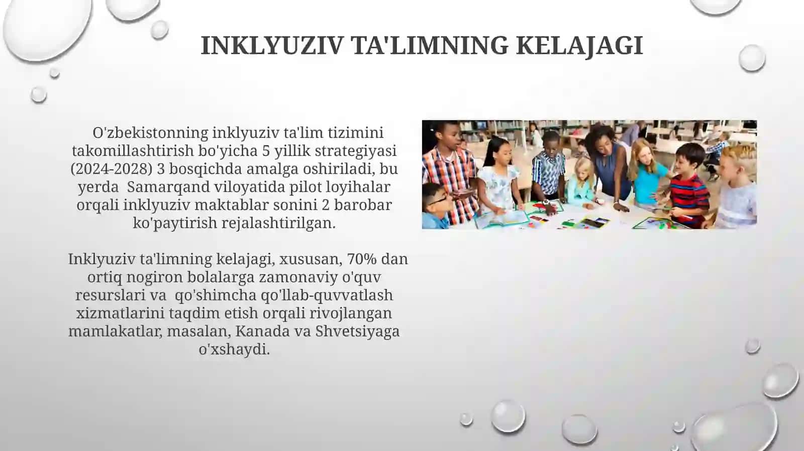 Inklyuziv ta'limning tamoyillari va unga bo'lgan ehtiyojlari 3