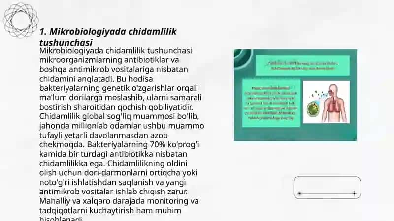 Mikroorganizmlarning antibakterial preparatlarga chidamlilik mexanizmi 3