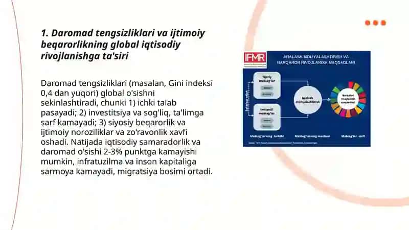 Ijtimoiy yangi muammolar va global iqtisodiy rivojlanish 3