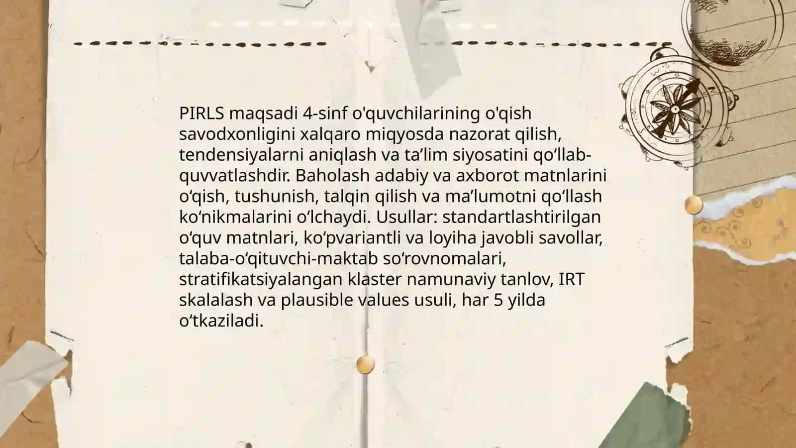 Xalqaro baholash tizimlari (PIRLS, PISA, TIMSS, TALIS) 3