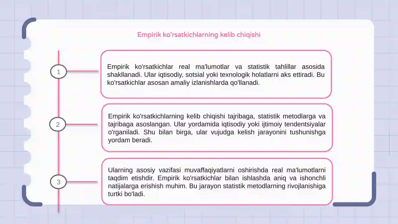 Empirik ko'rsatkichlarning asosiy holatlari 3