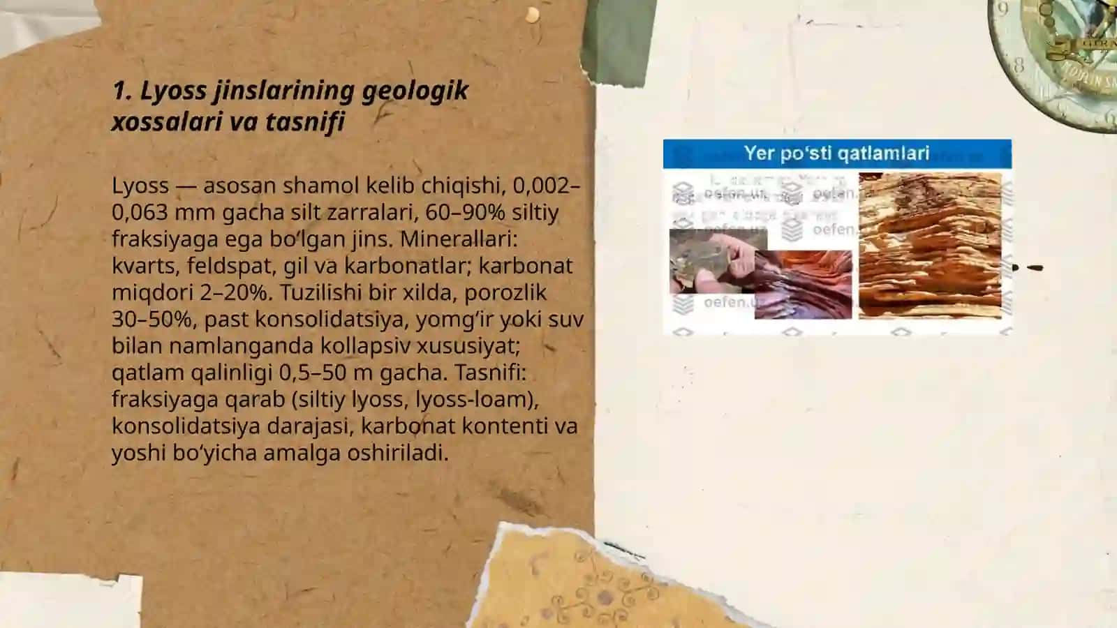 Lyoss jinslarini turlari tarqalish qonuniyatlari qurilishda ishlatilishi 3