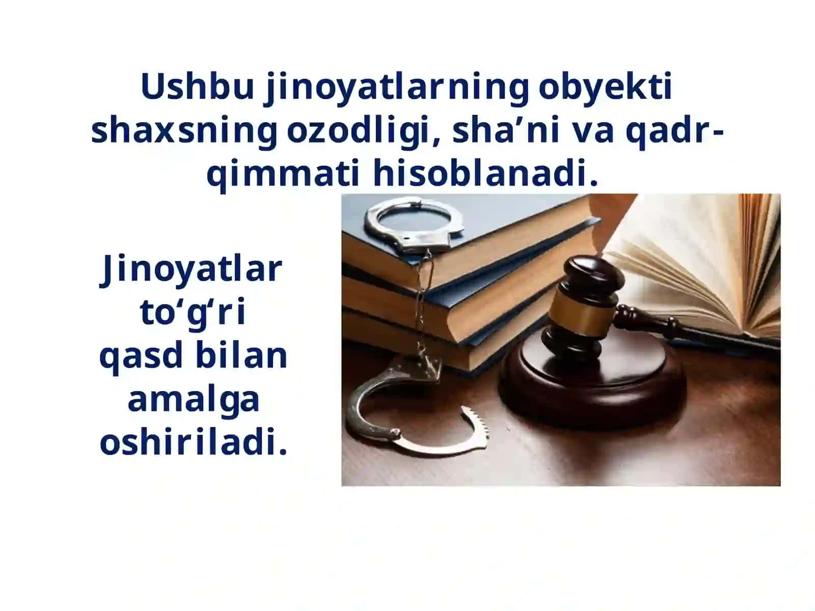 Odamsavdosiga qarshi jinoyatlar 3