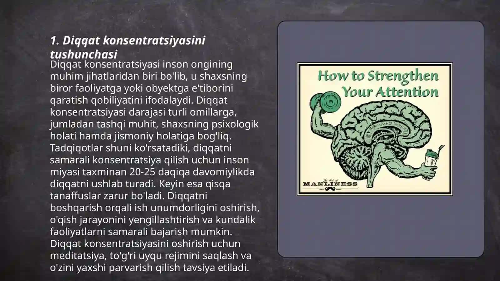 Diqqat konsentratsiyasini eksperimental òrganish 3