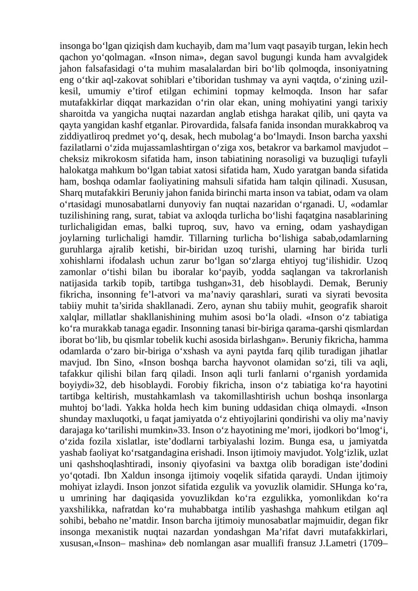 INSON FALSAFASI (FALSAFIY ANTROPOLOGIYA) 3