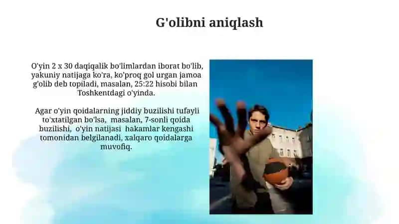 Gandbol sport turida o‘yin qoidalari 3