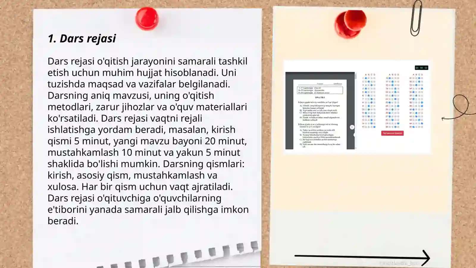 Ona tili òqituvchisi qòllaniladigan hujjatlar 3