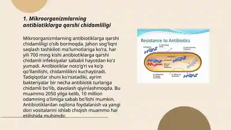 Mikroorganizmlarning antibiotik xususiyati 3