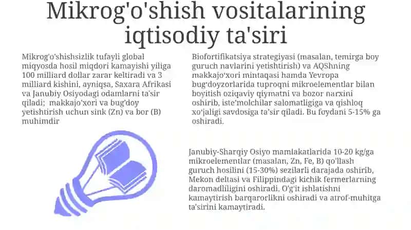 Mikroelementlar va ularning qishloq xo'jaligidagi ahamiyati 3