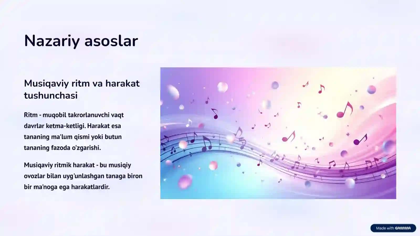 Bolalarni musiqaviy ritmik harakatga o'rgatish 3