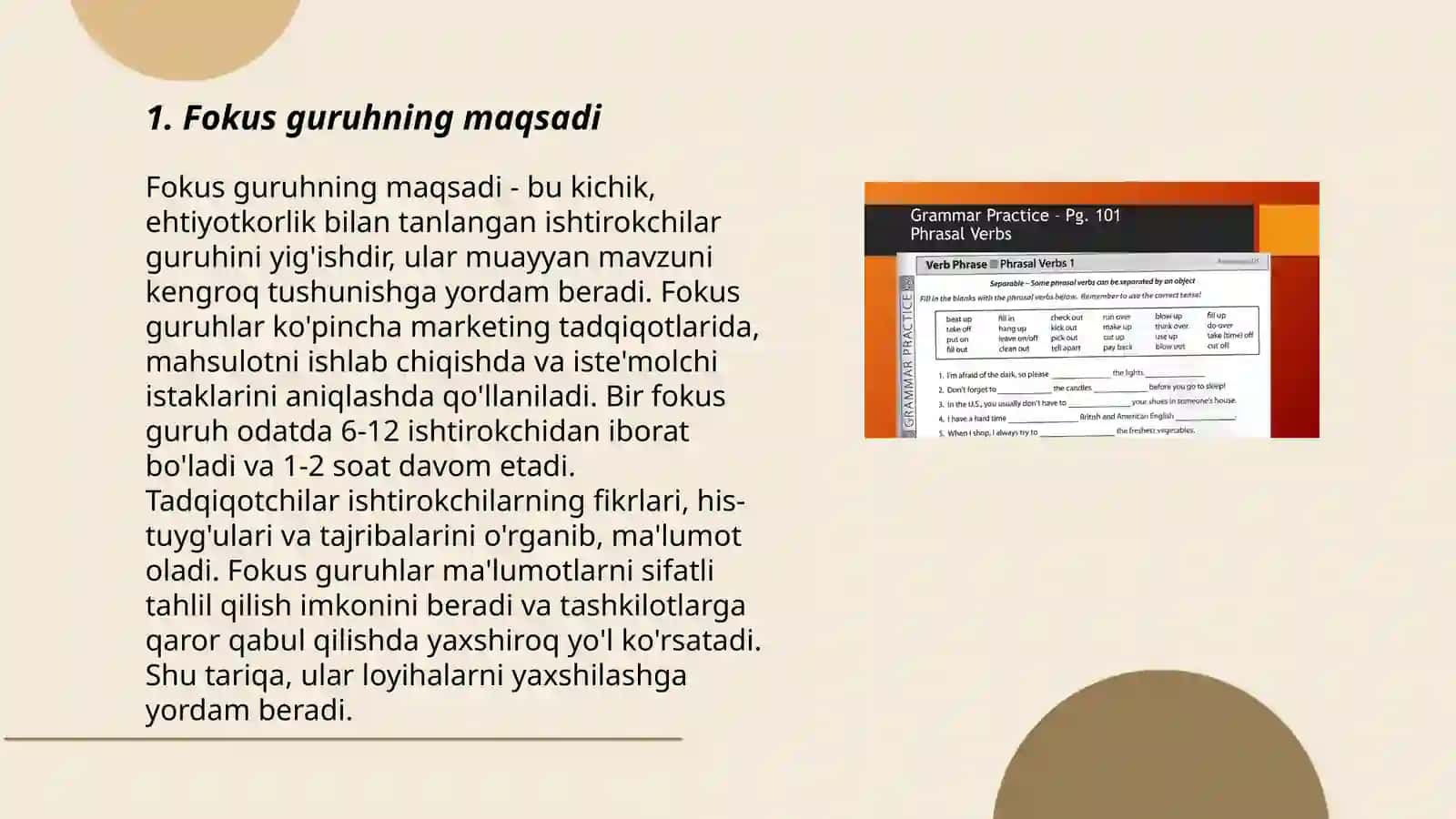 Fokus guruh tadqiqoti ma’lumotlarni stenogrammasini tuzish 3