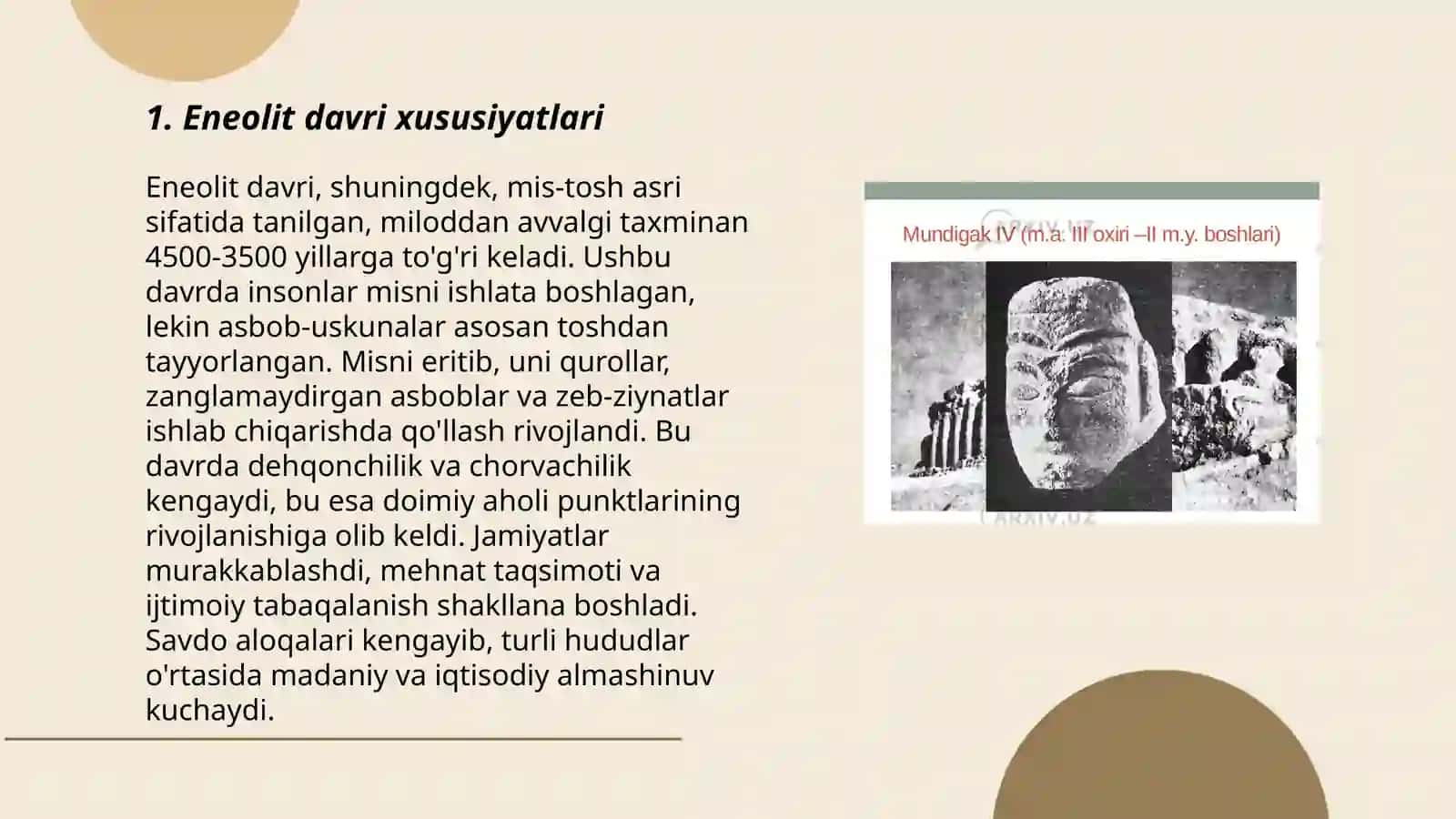Oʻrta Osiyoda eneolit davri yodgorliklari 3