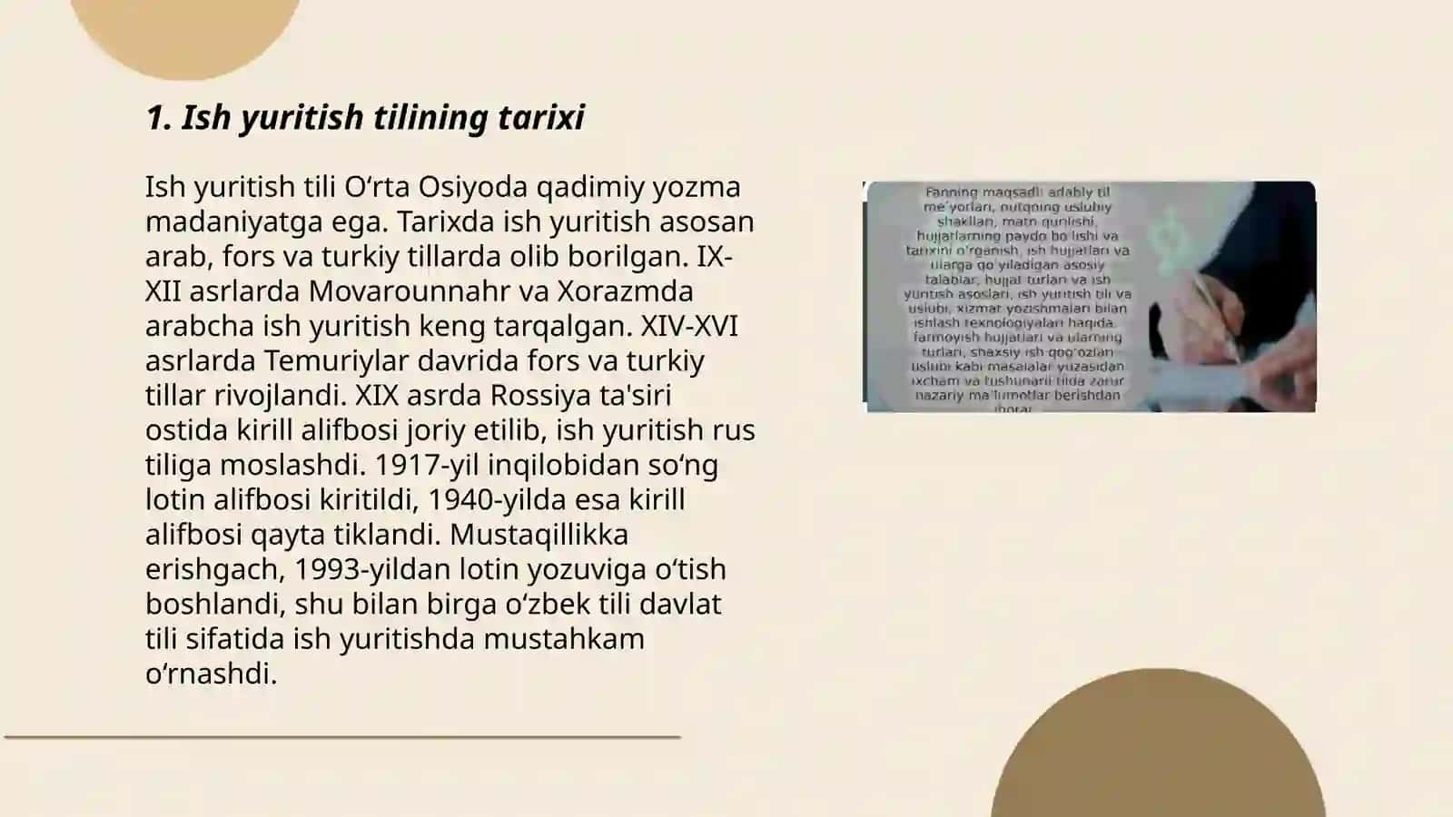 Ish yuritish tili va uslubi 3